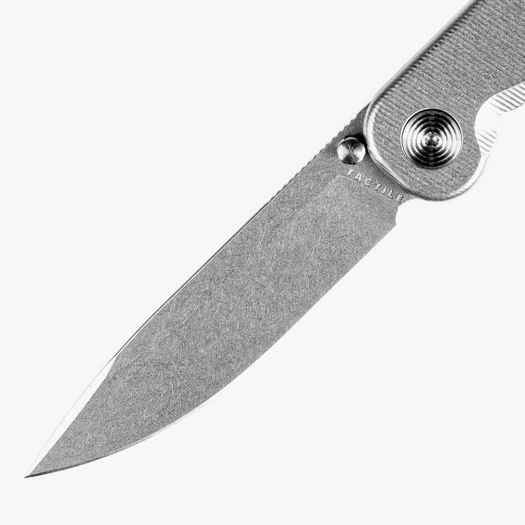 Tactile Knife Rockwall Safety First Folding Knife Orange Titanium